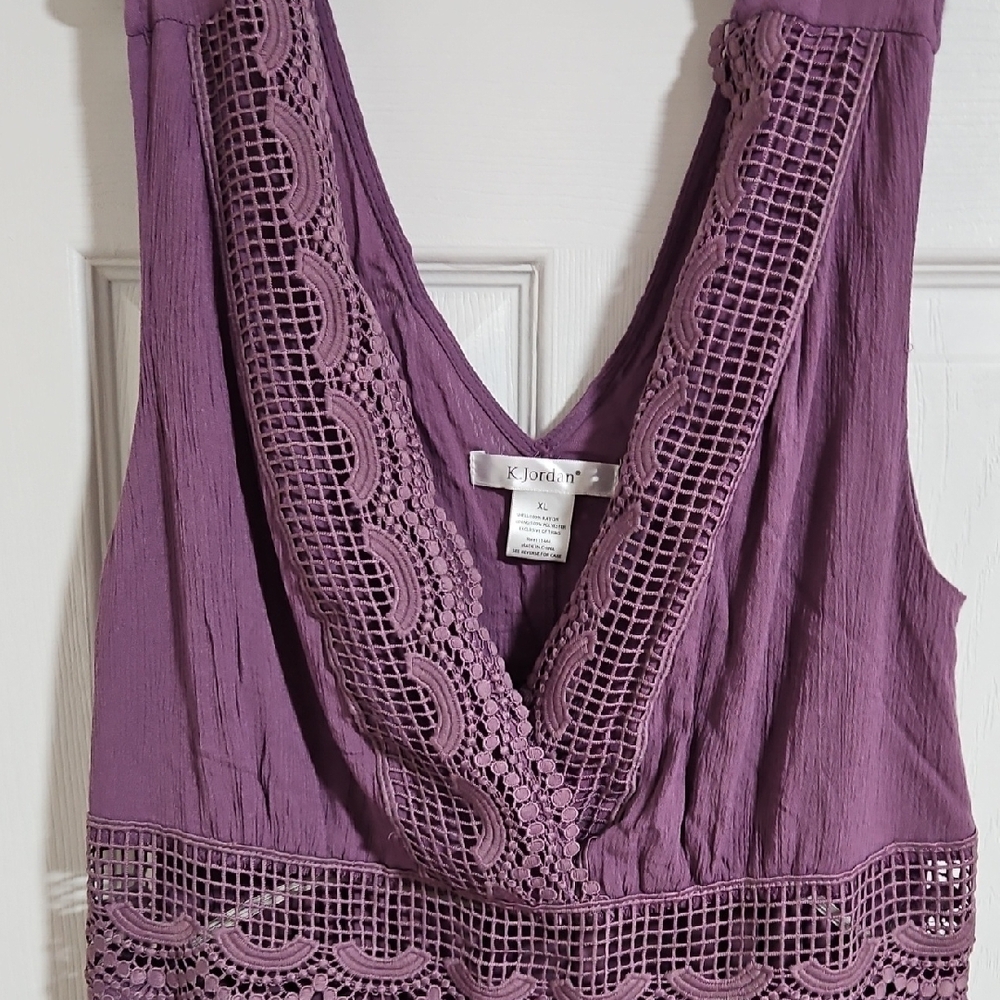 K Jordan Deep Purple Maxi Dress - Picture 2 of 4